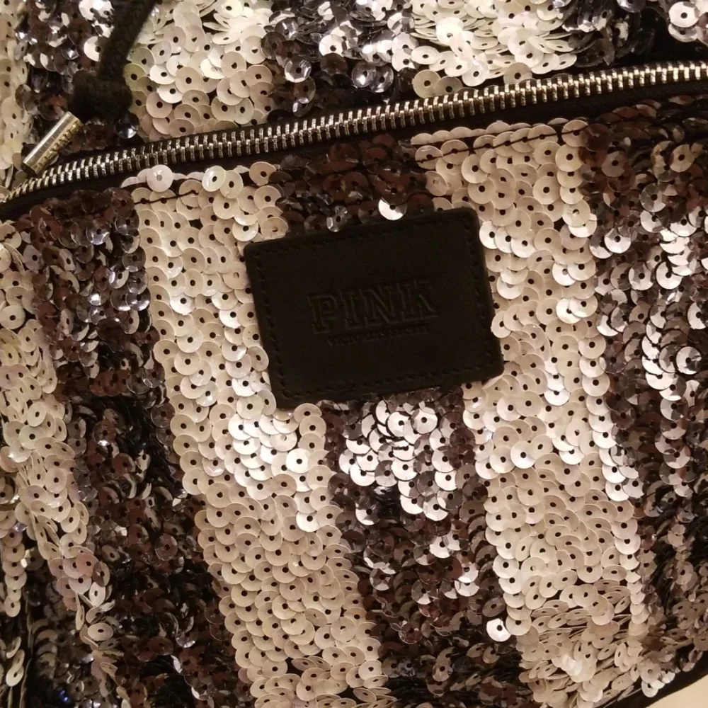 Brand New Victoria's Secret pink striped sequin ba… - Picture 6 of 8